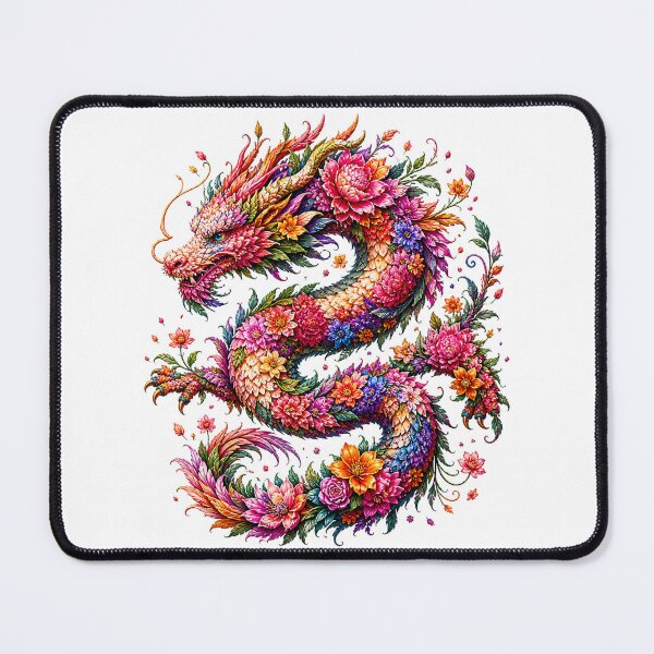 Item preview, Floral Dragon designed and sold by Art That Blooms.