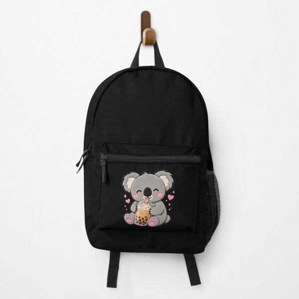 Item preview, Kawaii Koala Bubble Tea Embroidery Patch Cute Chibi designed and sold by ColorSplash123.