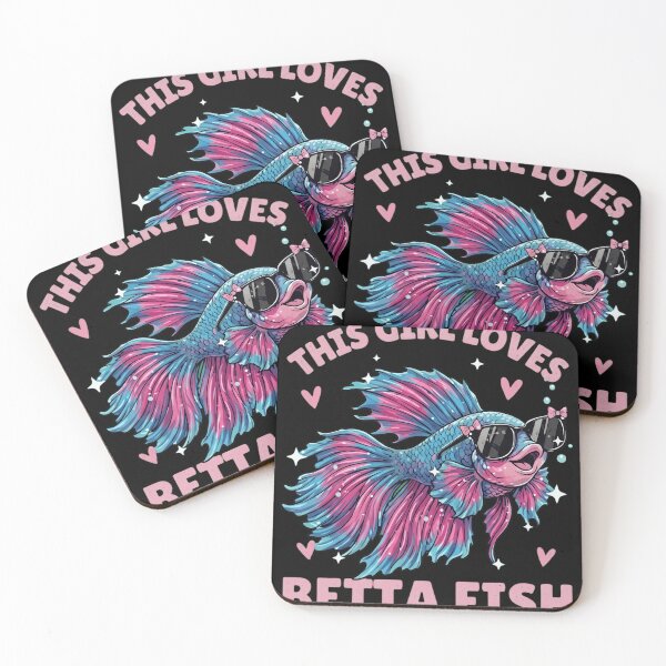Item preview, This Girl Loves Betta Fish Cute Colorful Siamese Fighting Fish Gift designed and sold by haitrieuic96.