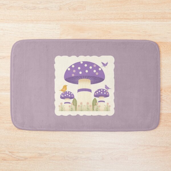 Item preview, Purple Mushroom Birds designed and sold by mellow-koko.