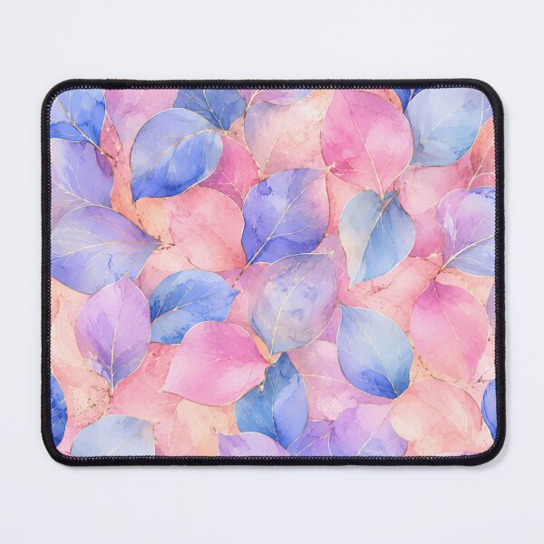 Item preview, Beautiful leaves pattern blue ,pink and purple  designed and sold by Heaven1111.