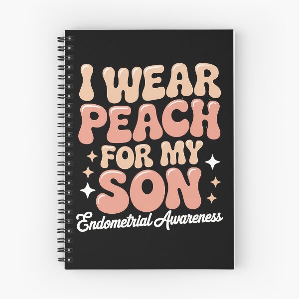 Item preview, Endometrial Cancer Awareness Peach Ribbon Son designed and sold by SapfireStuArt.