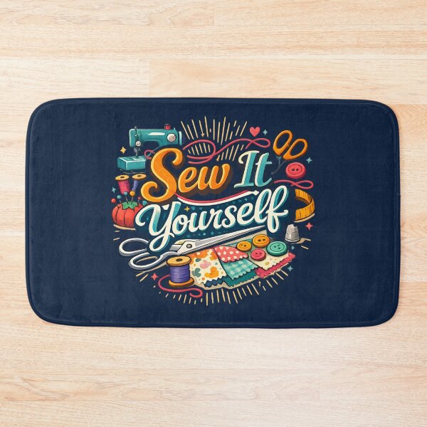 Item preview, Sew It Yourself – Cute Sewing & Crafting Typography Design designed and sold by blankTeeShirt.