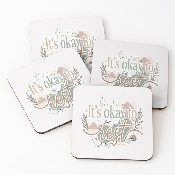 Item preview,  It’s Okay To Rest Mental Health Self Care  designed and sold by Soft Strength Studio.