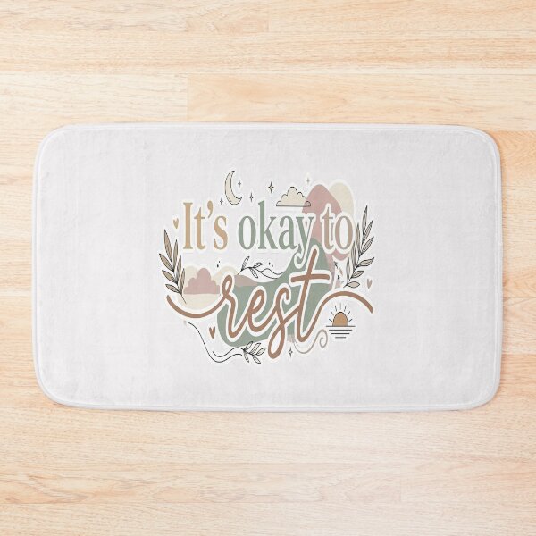Item preview,  It’s Okay To Rest Mental Health Self Care  designed and sold by Soft Strength Studio.