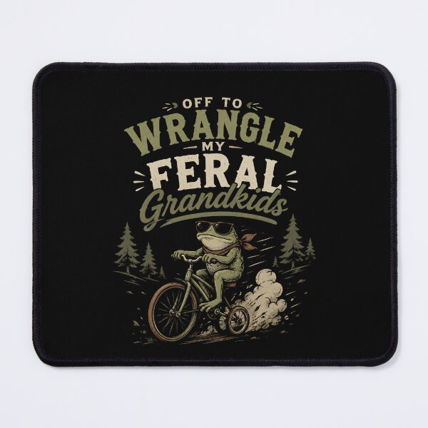 Item preview, Wranglin My Feral Grandkids Funny Grandma Tee Cottagecore Frogcore Tshirt Great-Grandma Sweatshirt Nana Sweater Mimi Mothers Day Gift Kids designed and sold by THREE LITTLE BEANS.