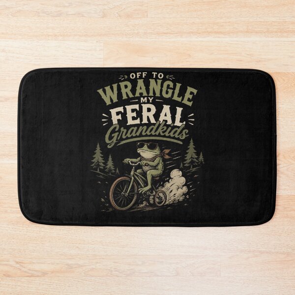 Item preview, Wranglin My Feral Grandkids Funny Grandma Tee Cottagecore Frogcore Tshirt Great-Grandma Sweatshirt Nana Sweater Mimi Mothers Day Gift Kids designed and sold by THREE LITTLE BEANS.