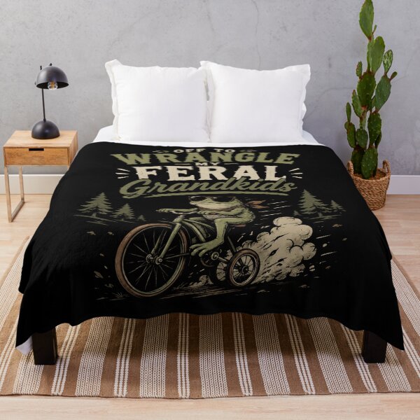 Item preview, Wranglin My Feral Grandkids Funny Grandma Tee Cottagecore Frogcore Tshirt Great-Grandma Sweatshirt Nana Sweater Mimi Mothers Day Gift Kids designed and sold by THREE LITTLE BEANS.