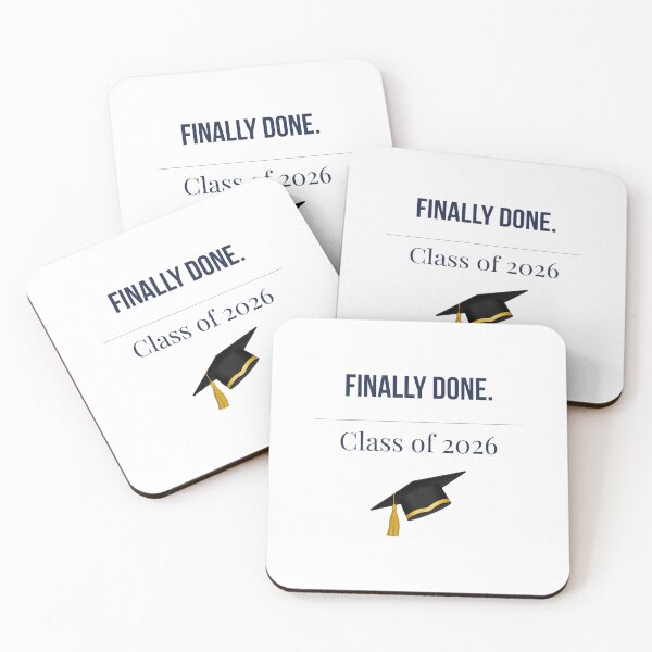Item preview, Finally Done Class of 2026 Graduation T-Shirt Gift Graduate designed and sold by Niche-Forge.