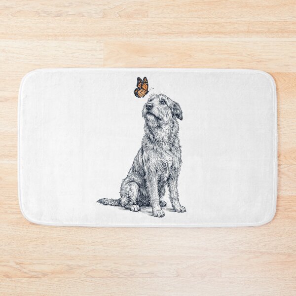 Item preview, Vintage Berger Picard with Butterfly Dog Lover designed and sold by DoodleTortle.