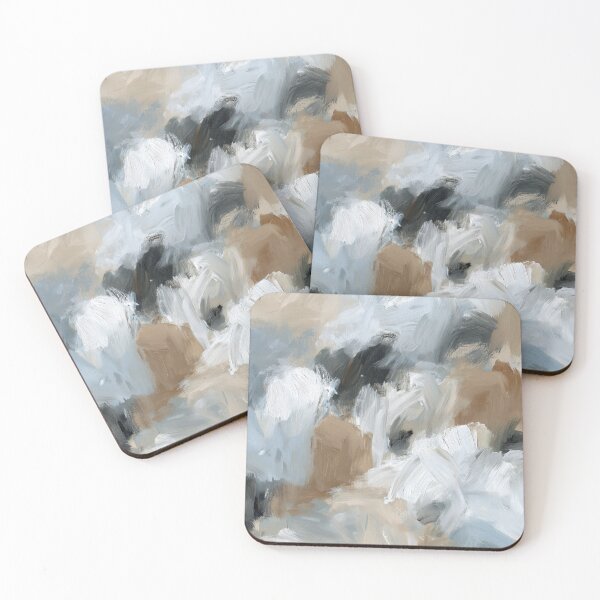 Item preview, Neutral Scandinavian Abstract Composition Print designed and sold by Maisonsucces.