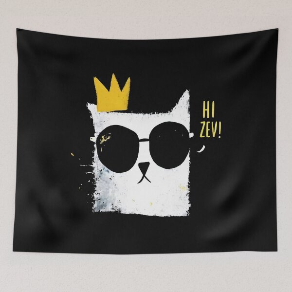 Item preview, Hi Zev Dungeon Crawler Carl Inspired Cool Cat Graphic designed and sold by Namerreh59Art.