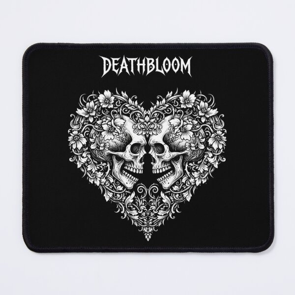 Item preview, Deathbloom Shirt | Gothic Floral Skull Heart Tee | Dark Botanical Skeleton Design designed and sold by printedartgoods.