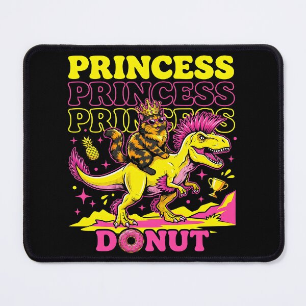 Item preview, Princess Princess Princess Donut Funny Cat Riding Dinosaur designed and sold by Namerreh59Art.