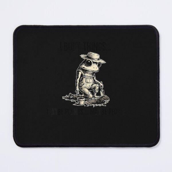 Item preview, I Bury Things Maybe Plants Maybe People Funny Frog T Shirt designed and sold by hangoxinhxan.
