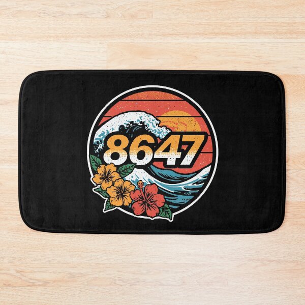 Item preview, 8647 Surf Wave Tropical Vintage Design designed and sold by PROPera-design.