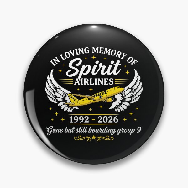 Item preview, In Loving Memory of Spirit Airlines 1992–2026 Gone But Still Boarding Group 9 designed and sold by Namerreh59Art.