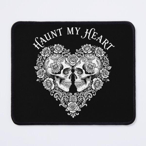 Item preview, Haunt My Heart Gothic Skull Rose T-Shirt | Romantic Goth Skeleton Tee designed and sold by printedartgoods.