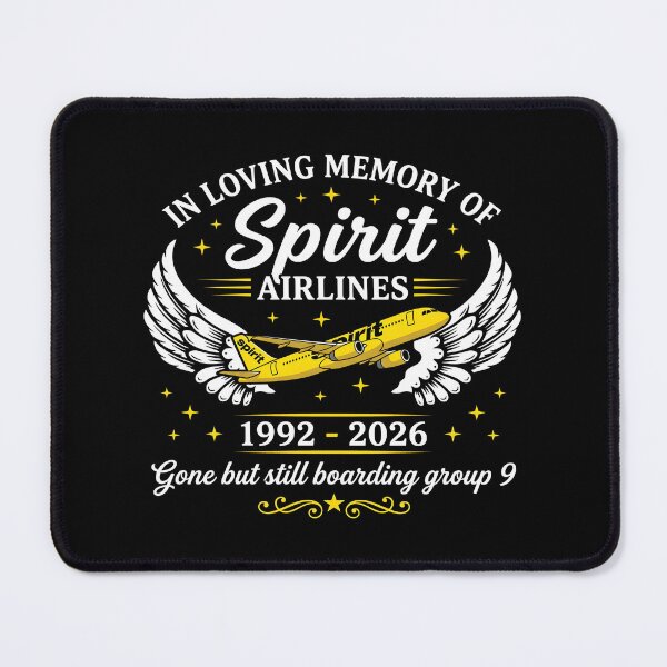 Item preview, In Loving Memory of Spirit Airlines 1992–2026 Gone But Still Boarding Group 9 designed and sold by Namerreh59Art.