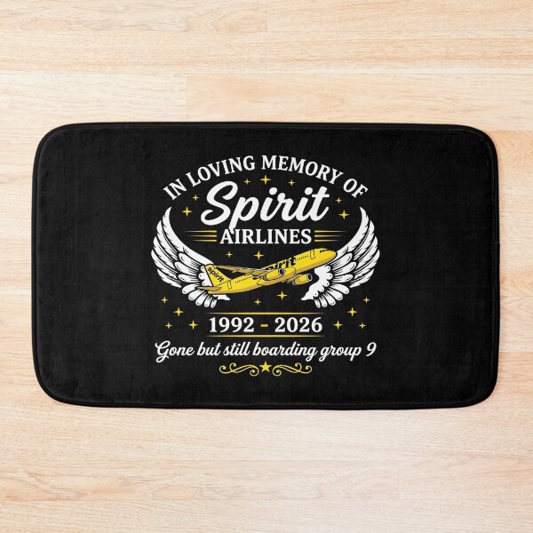 Item preview, In Loving Memory of Spirit Airlines 1992–2026 Gone But Still Boarding Group 9 designed and sold by Namerreh59Art.