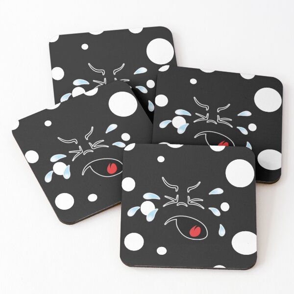 Item preview, Copy of crying emoji face with polka dots designed and sold by MoonHoneybyImani.