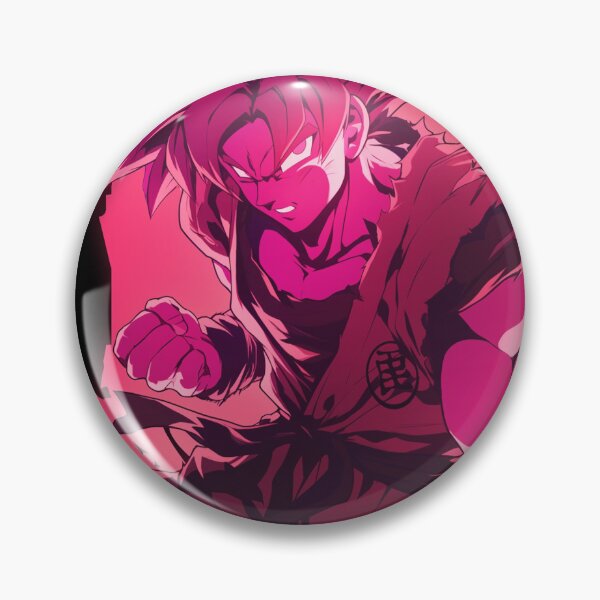 Item preview, Goku Super Saiyan God Kaioken Pink designed and sold by AnzDigital.