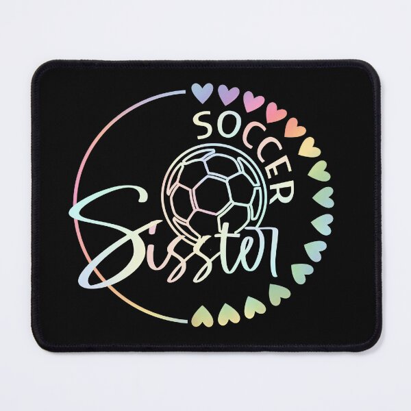 Item preview, Pastel Tie Dye Soccer Sister Heart Design designed and sold by LarryMBrown.