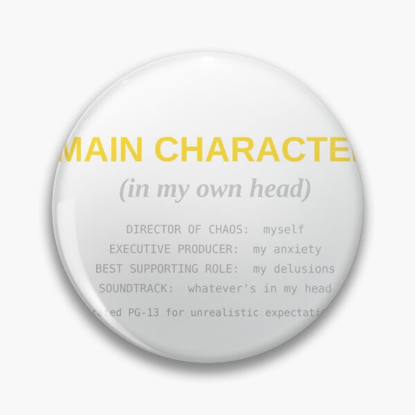 Item preview, Main Character In My Own Head Funny Self Aware T-Shirt Gen Z Humor Sarcastic Gift designed and sold by GhostPress.