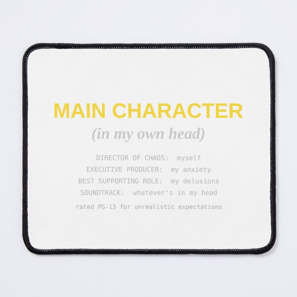 Item preview, Main Character In My Own Head Funny Self Aware T-Shirt Gen Z Humor Sarcastic Gift designed and sold by GhostPress.
