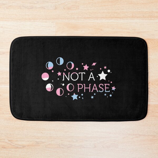 Item preview, Not A Phase Trans Pride Moon Phases LGBT Flag Aesthetic designed and sold by Namerreh59Art.