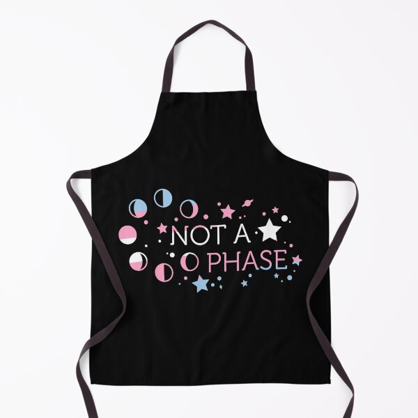 Item preview, Not A Phase Trans Pride Moon Phases LGBT Flag Aesthetic designed and sold by Namerreh59Art.