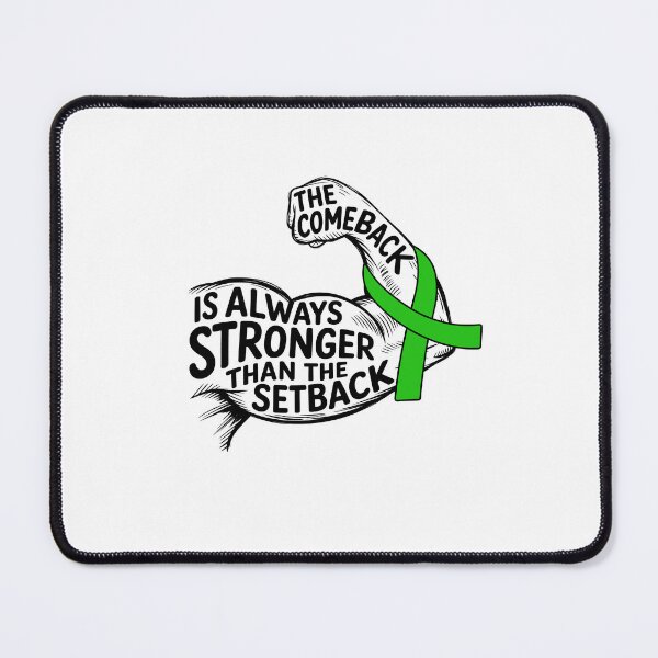 Item preview, The Comeback Is Always Stronger Than Setback Lymphoma Awareness designed and sold by Randomera.