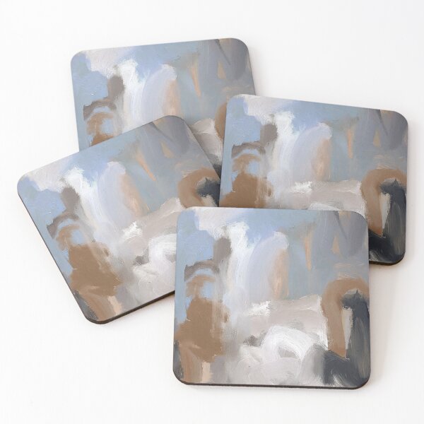 Item preview, Calm Earthy Abstract Brushstroke Painting designed and sold by Maisonsucces.