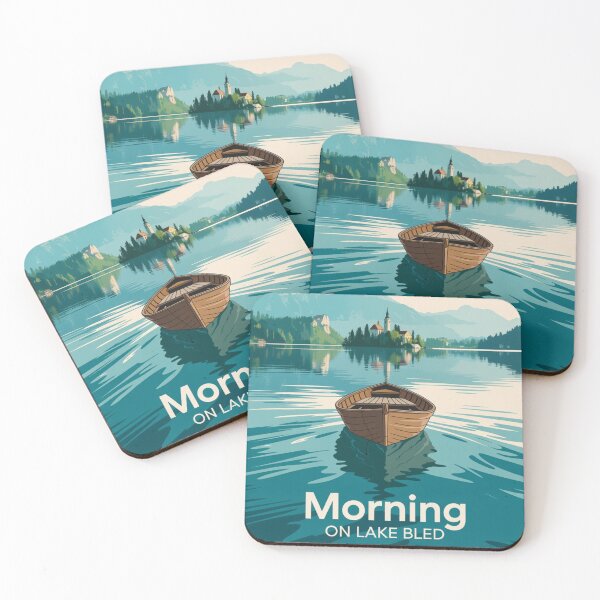 Item preview, Morning on Lake Bled | Cinematic Slovenia Travel Art designed and sold by Timeless Design.