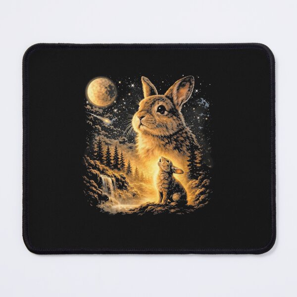 Item preview, Vintage Howling Bunny To The Moon Retro 90S Funny Rabbit T S designed and sold by hangoxinhxan.