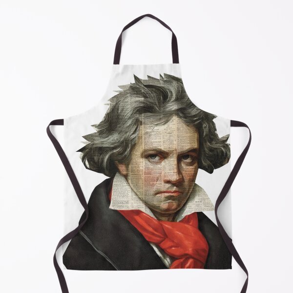 Item preview, Beethoven – Musical Collage Portrait Art Print | Classical Music Composer Poster designed and sold by OzzFrequency.