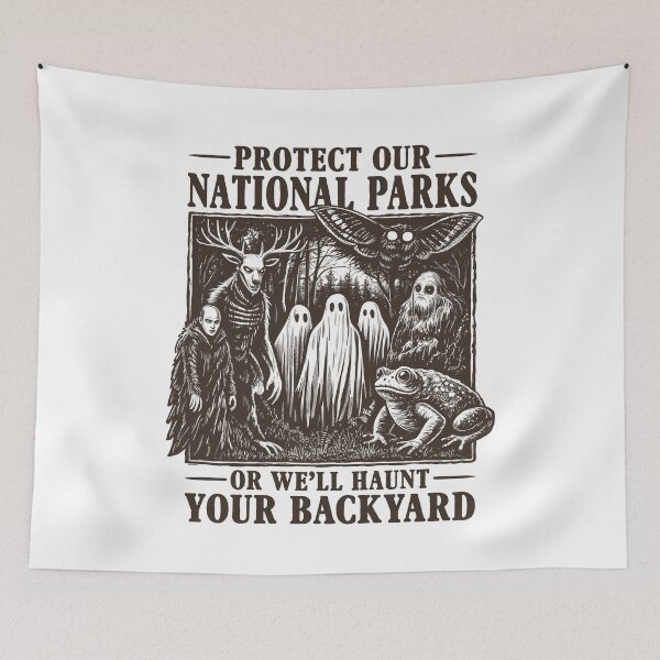 Item preview, Protect Our National Parks Art Horror designed and sold by Randomera.