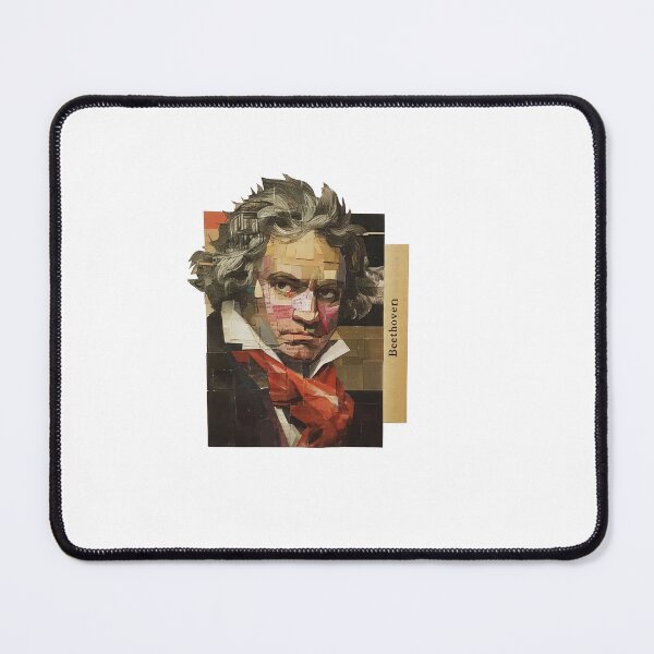 Item preview, Beethoven – Musical Collage Portrait Art Print | Classical Music Composer Poster designed and sold by OzzFrequency.