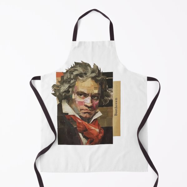 Item preview, Beethoven – Musical Collage Portrait Art Print | Classical Music Composer Poster designed and sold by OzzFrequency.