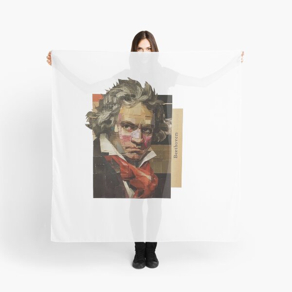 Item preview, Beethoven – Musical Collage Portrait Art Print | Classical Music Composer Poster designed and sold by OzzFrequency.