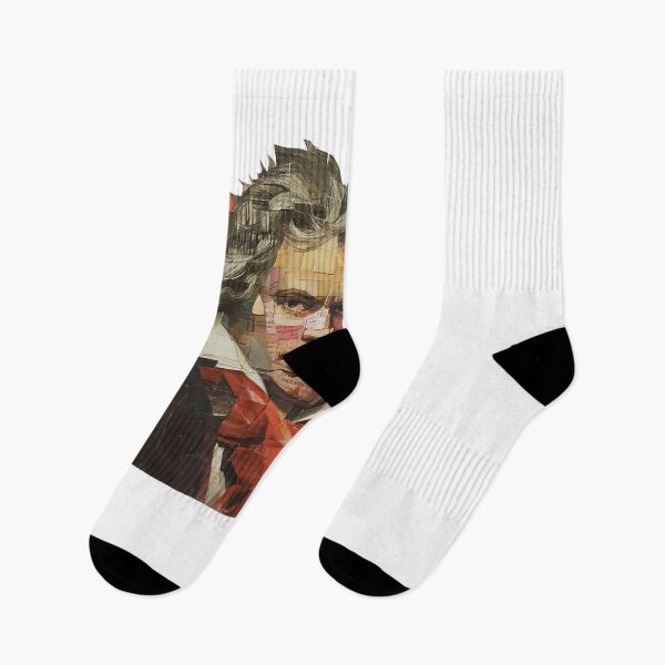 Item preview, Beethoven – Musical Collage Portrait Art Print | Classical Music Composer Poster designed and sold by OzzFrequency.
