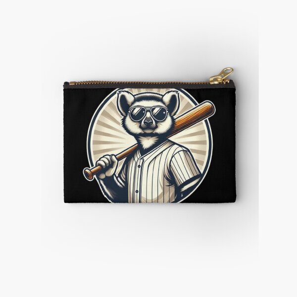 Item preview, Baseball Lemur – Whimsical Sports Animal Art designed and sold by Dogandesighn.