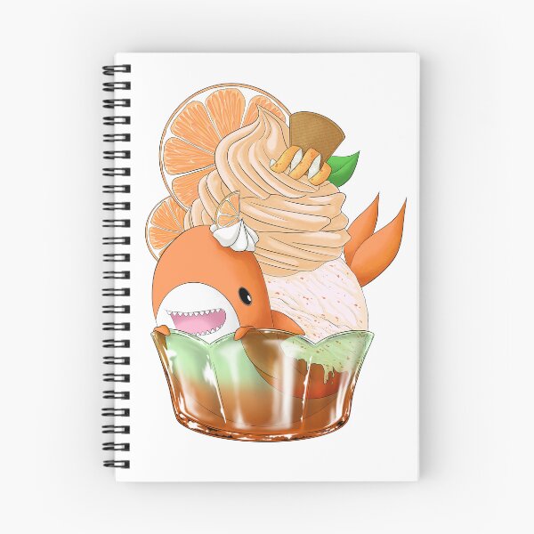 Item preview, Orange Blåhaj ice cream designed and sold by shinji-bakugou.