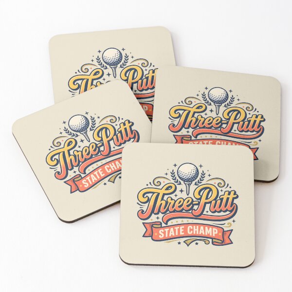 Item preview, Three-Putt State Champ Vintage Funny Golfer designed and sold by dudelinart.