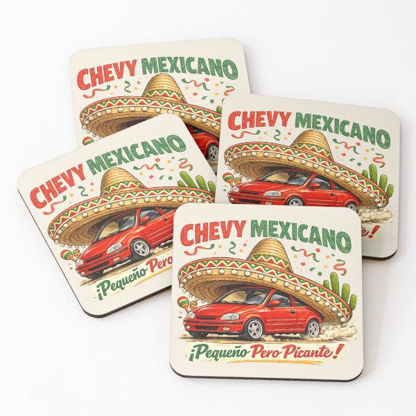 Item preview, Chevy Mexicano Sombrero Car Art designed and sold by Retro Arabica.