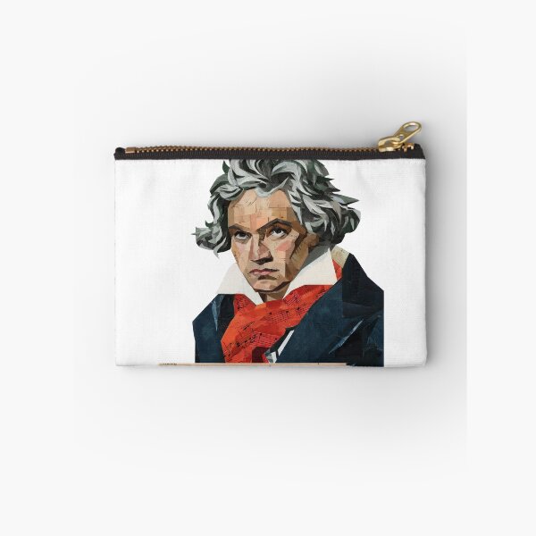 Item preview, Beethoven – Musical Collage Portrait Art Print | Classical Music Composer Poster designed and sold by OzzFrequency.