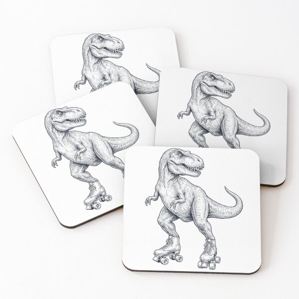 Artikelvorschau, Vintage Dinosaurier-Rollschuhe für Tierliebhaber entworfen und verkauft von TerryConnells.
