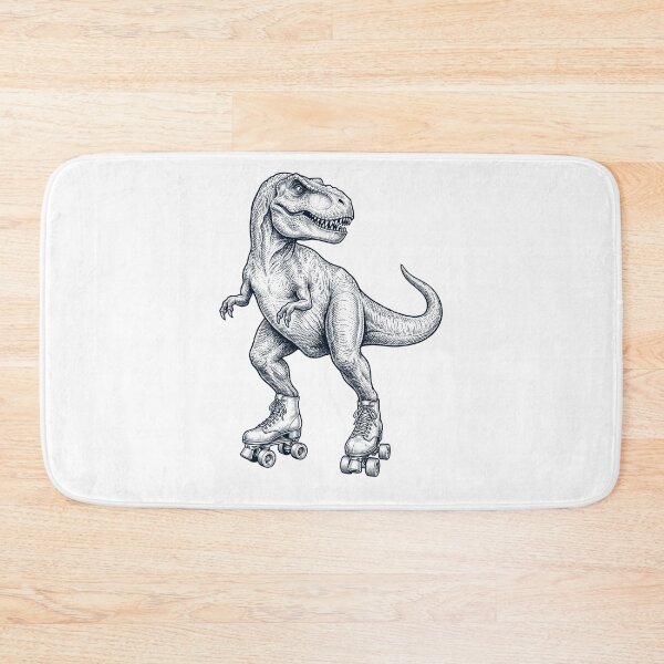 Item preview, Vintage Dinosaur Roller Skate Animal Lover designed and sold by TerryConnells.