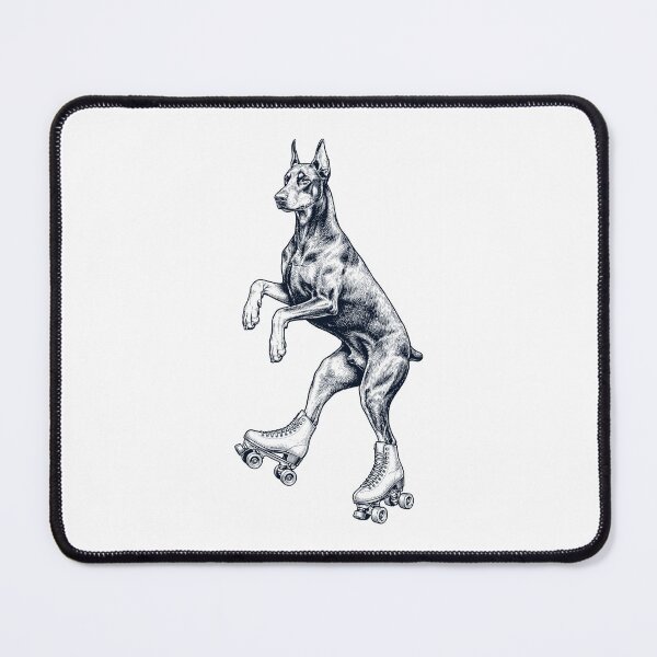Item preview, Vintage Doberman Pinscher Roller Skate Dog Mom Dad Lover designed and sold by TerryConnells.