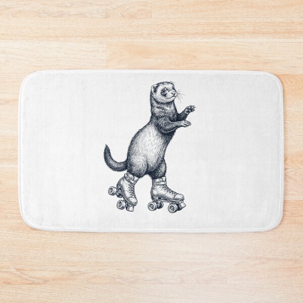 Item preview, Vintage Ferret Roller Skate Animal Lover designed and sold by TerryConnells.